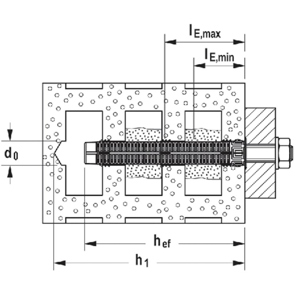 Tassello Fis 20x130hk Rete Iniezione Fischer - Foto 5