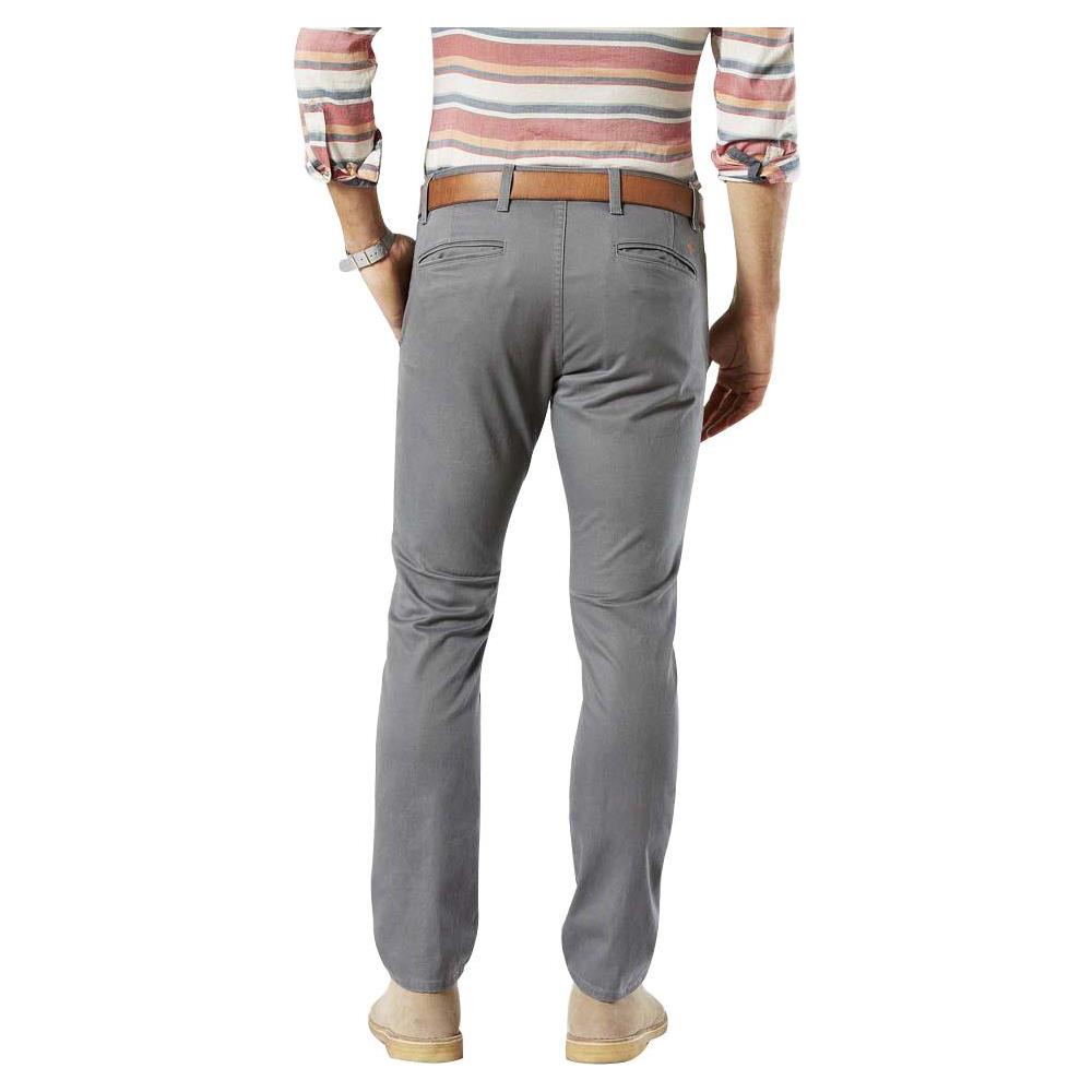 Pantaloni Dockers Alpha Khaki Skinny Tapered L32 Abbigliamento Uomo W38-l32 - Foto 2