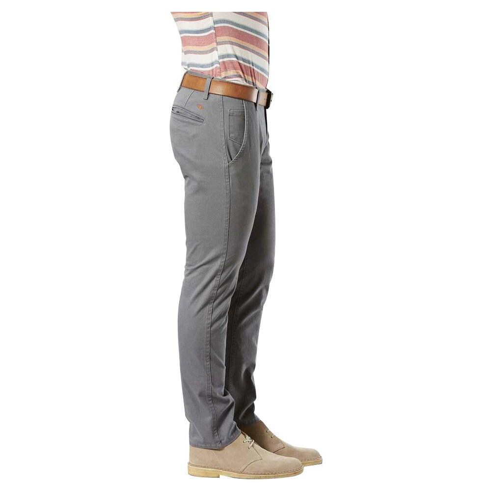 Pantaloni Dockers Alpha Khaki Skinny Tapered L32 Abbigliamento Uomo W38-l32 - Foto 3