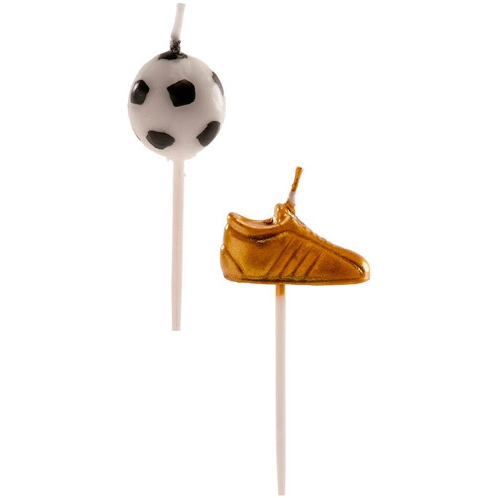 Dekora - 6 Candeline Palloni E Scarpe Da Calcio - Foto 1