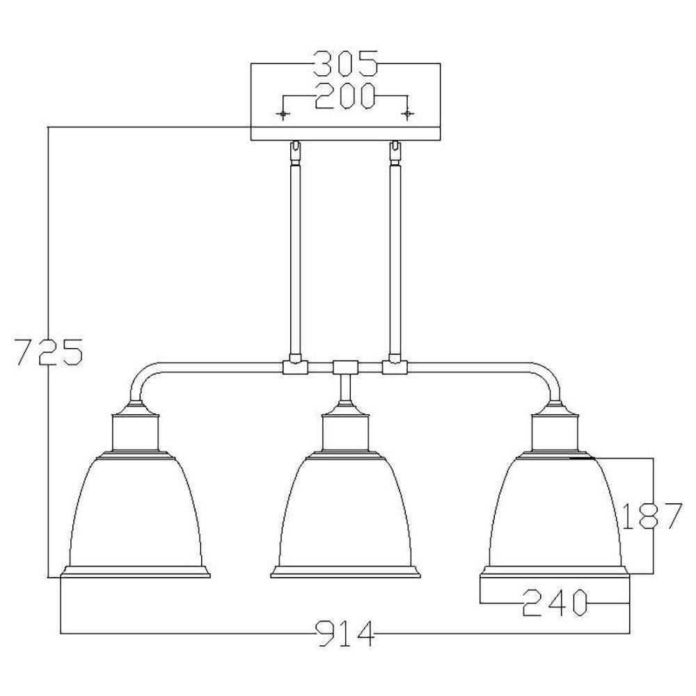 Lampada A Sospensione A Tre Luci In Ottone, Finitura Oro Satinato Vetro Soffiato Colore Bronzo Lampada A Sospensione A Tre Luci In Ottone, Finitura Oro Satinato Vetro Soffiato Colore Bronzo