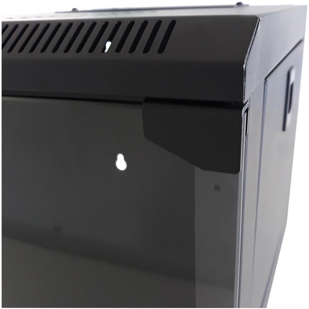 Techly I-CASE EM-1009BKEC rack 9U Da parete Nero - Foto 2