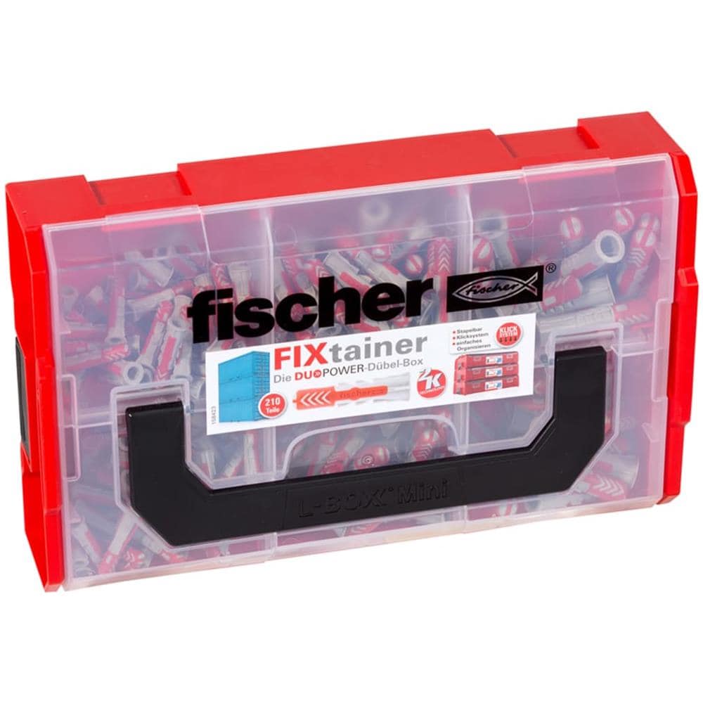 Set di Tasselli FIXtainer DUOPOWER 210 pz - Foto 1