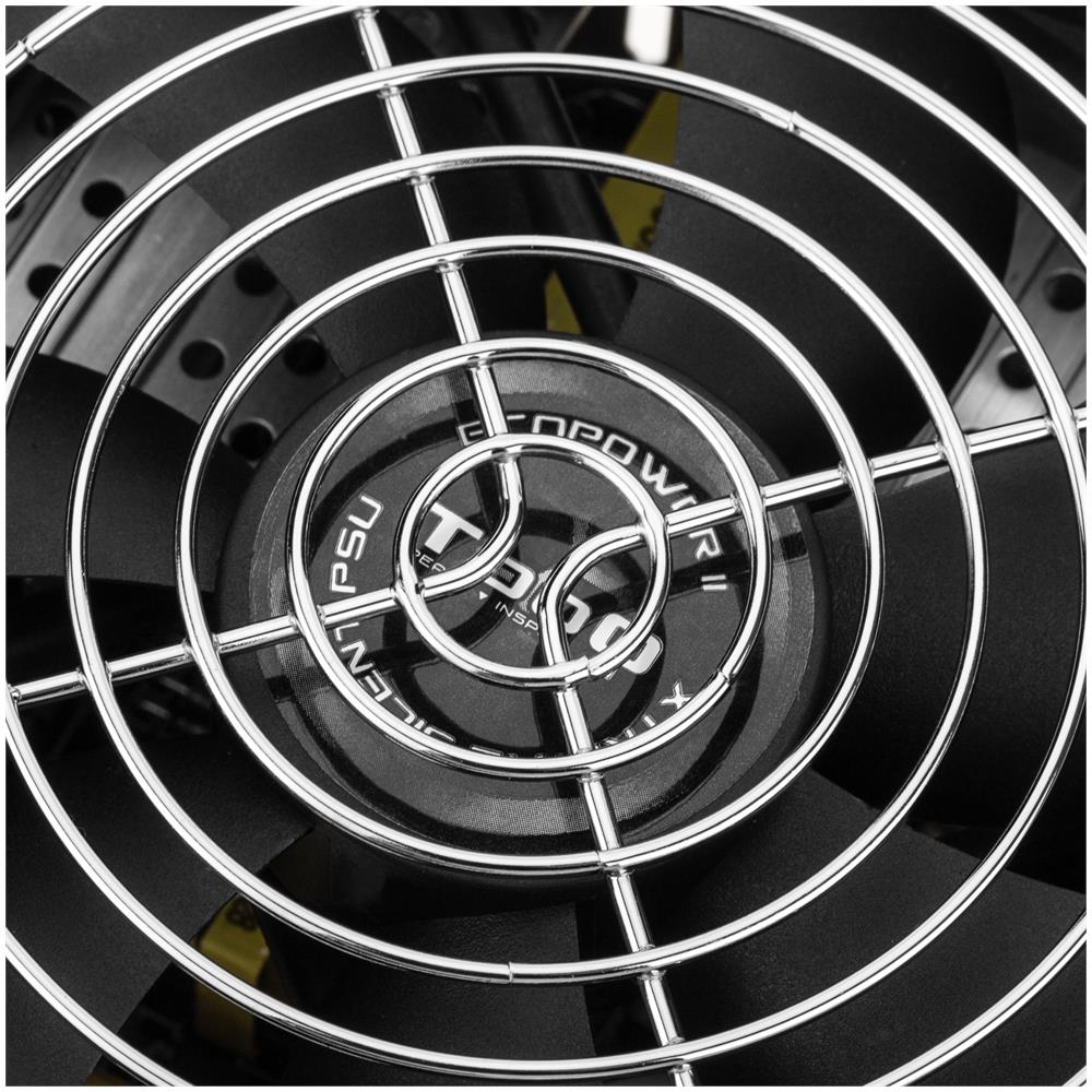 TQEP-500SSE-O - Alimentatore Ecopower II 500W, ventola silenziosa da 120mm con controllo automatico della velocità, (ATX 12V V1.3, CE / RoHS, colore grigio chiaro), cavo NON incluso - Foto 2