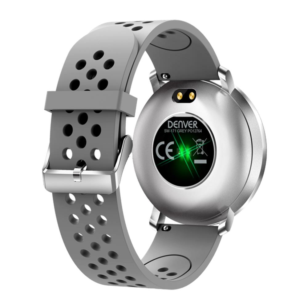Smartwatch SW-171GREY Resistente all'Acqua IP67 Display 1.3" Bluetooth per Fitness con Pedometro e Cardiofrequenzimetro Taglia Unica Grigio - Europa - Foto 4