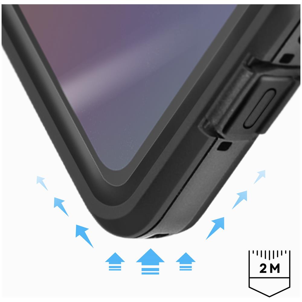 Cover Completa Per Samsung A54 5g, Impermeabile Ip68 Imergibile 2m, Nero Transparente - Foto 2