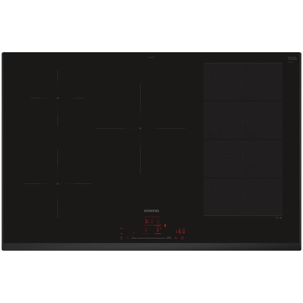 iQ700 EX851HVC1E piano cottura Nero Da incasso 80 cm Piano cottura a induzione 5 Fornello (i) - Foto 1
