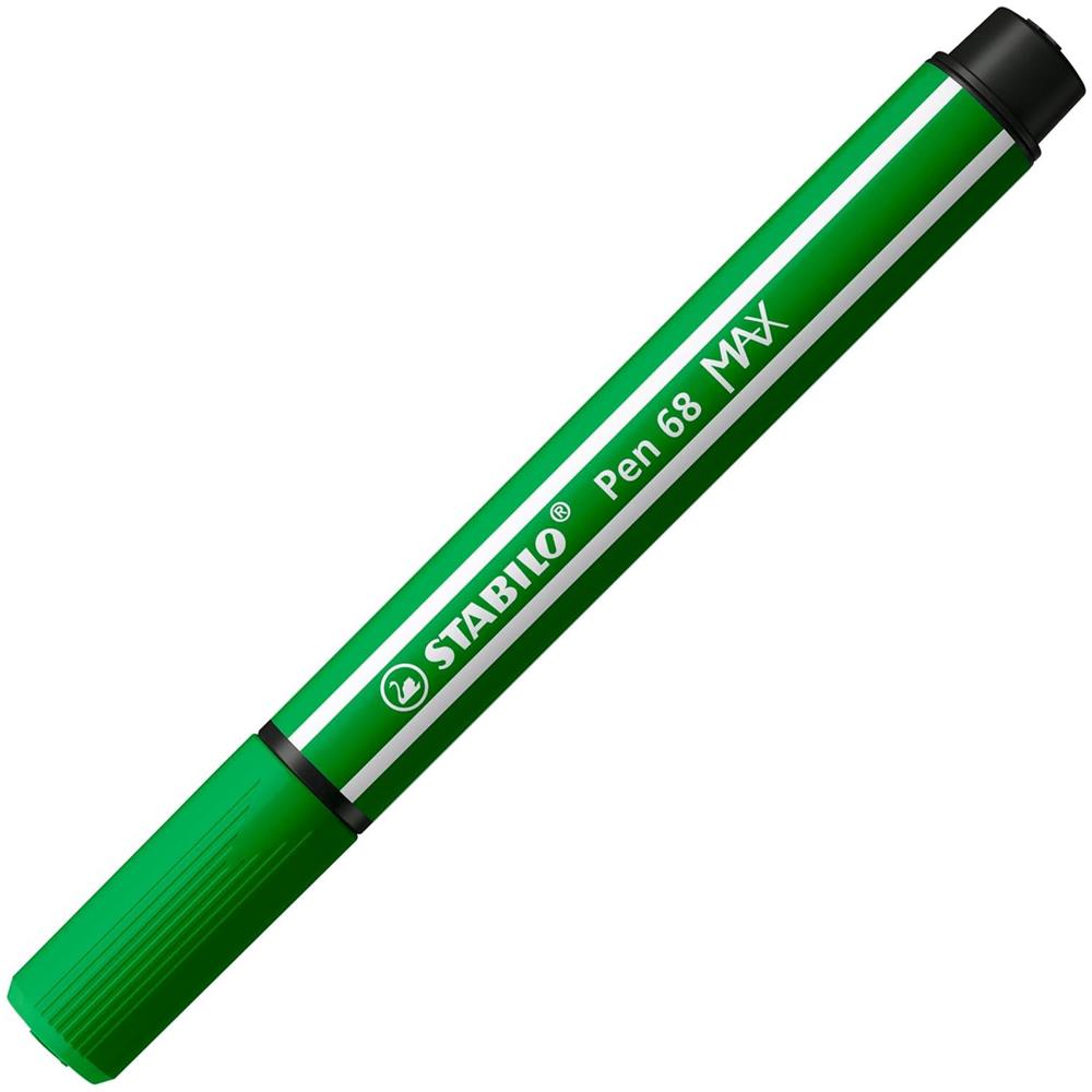 Pen 68 MAX - Pennarello Premium a tratto doppio (1 + 5 mm) - Confezione da 5 - Verde Foglia - Foto 2