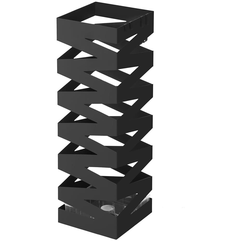 Portaombrelli - Nero, Metallo, Design Moderno, LUC16B - Foto 1