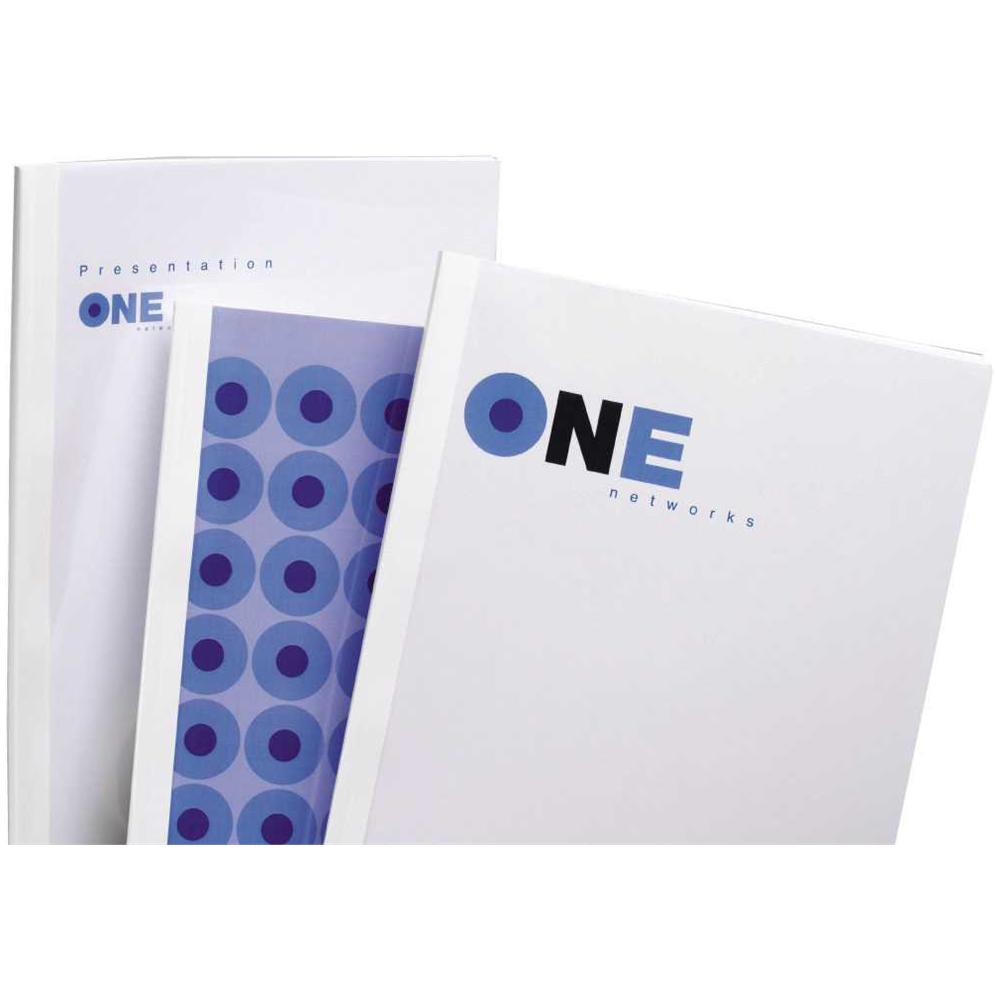 Copertine rilegatura termica Optimal 6 mm bianche (100) - Foto 1