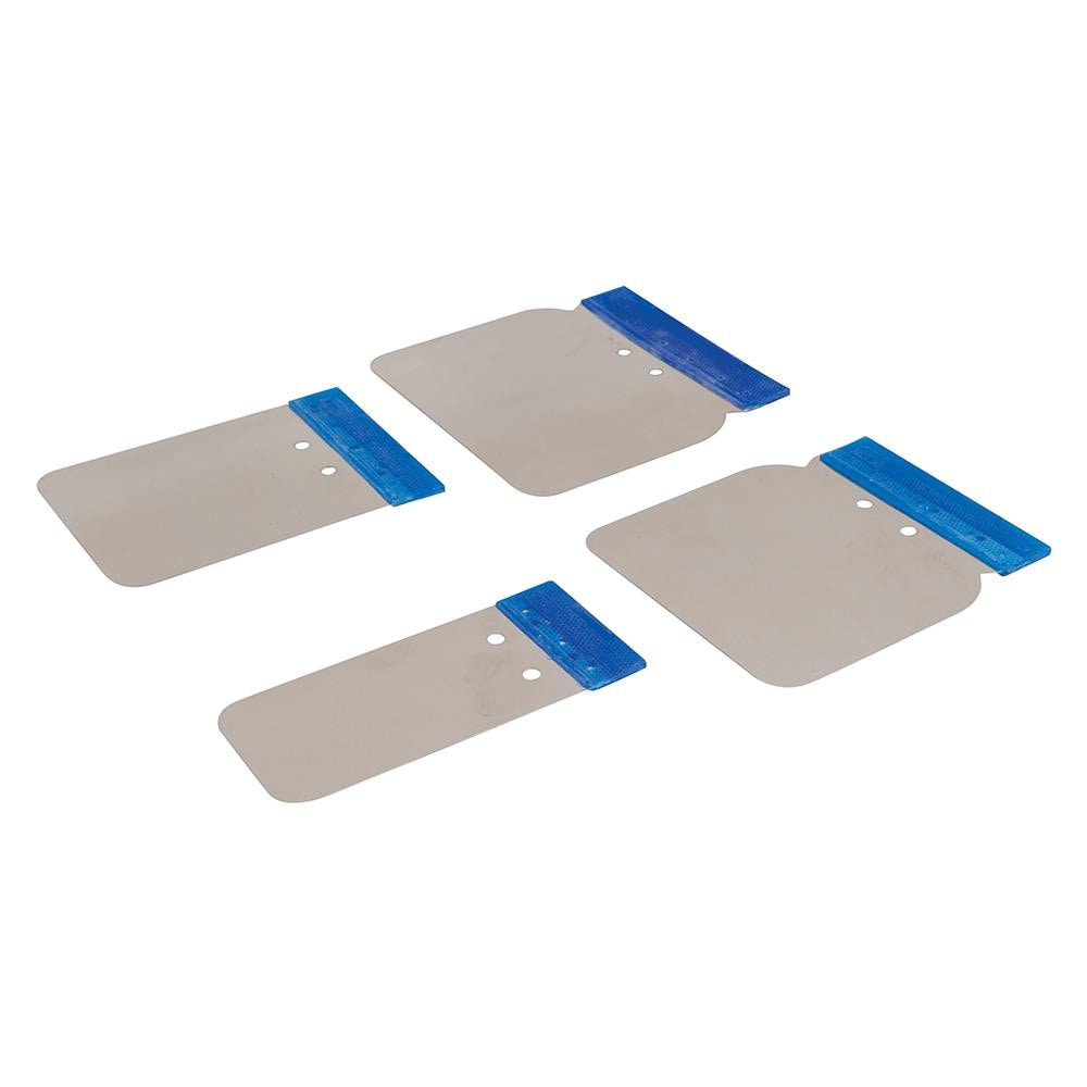 427734 Set Di Applicatori Di Stucco In Acciaio 50, 80, 100 & 120mm - Foto 1