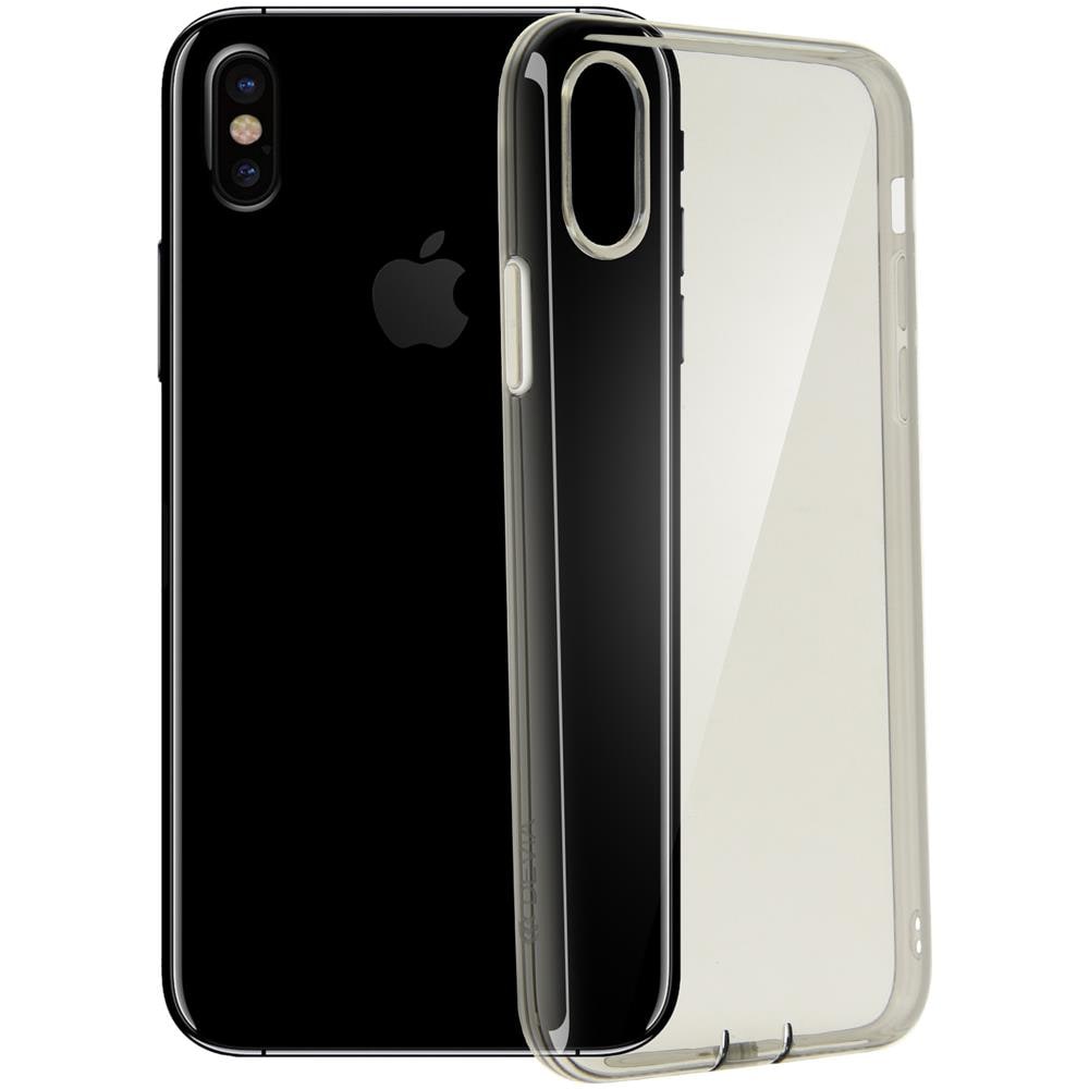Cover Iphone X / Xs Morbida Antishock Airbag Grigia Traslucida Devia - Foto 3