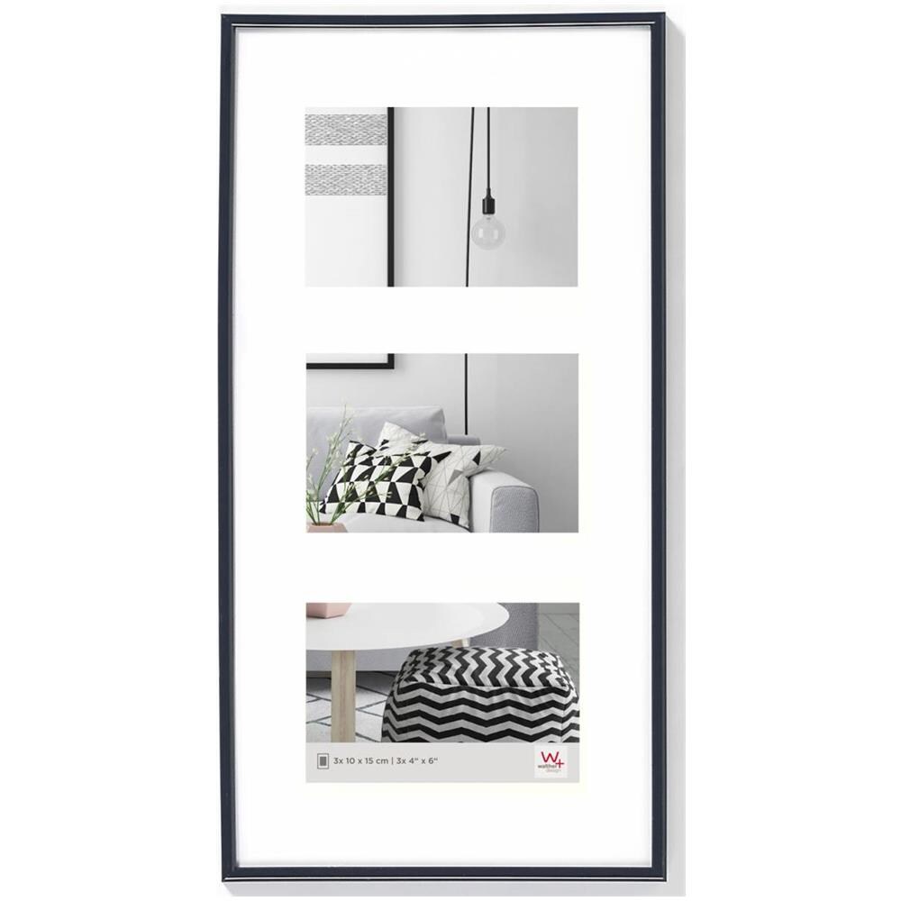 Design KB315S Galeria, Cornice in Plastica, Nero, 3X 10 x 15 cm - Foto 1
