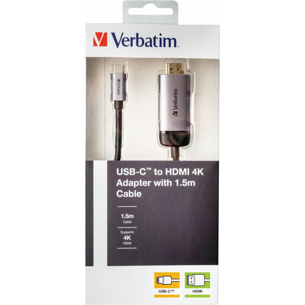USB-C to HDMI 4K Adapter with 1.5m Cable - USB 3.1 / HDMI, 49144 - Foto 2