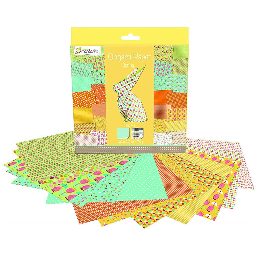 Carta Per Origami Clairefontaine 60 Fogli 15x15 Cm - Motivi Estivi Per Adulti E Bambini - Foto 9