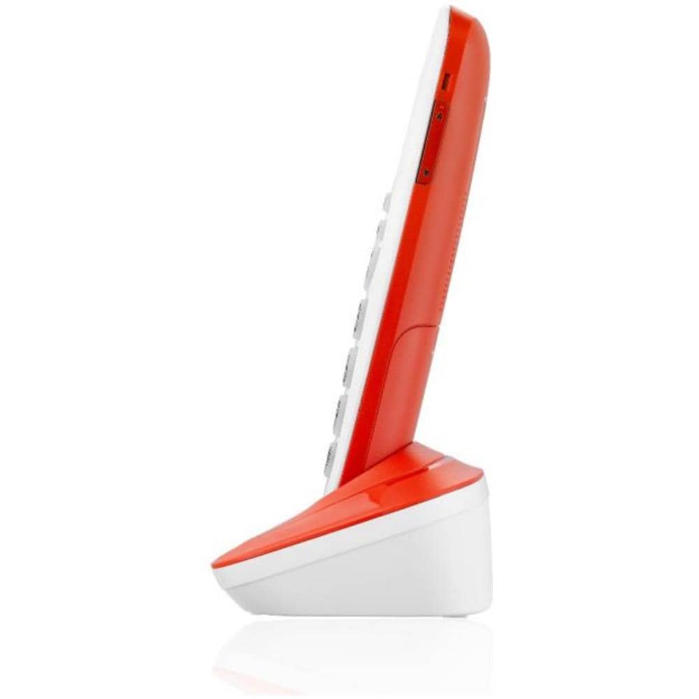 Bravo Bright Telefono DECT Cordless con Identificatore di Chiamata Colore Bianco / Rosso - Foto 3