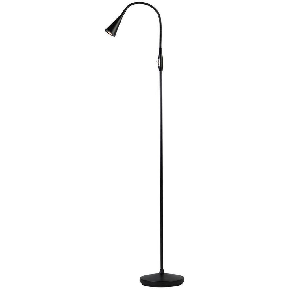 Lampada Da Terra A 1 Luce Nero Opaco - Foto 1