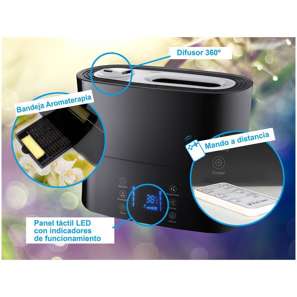 Umidificatore Ad Ultrasuoni, Hydro 14, Igrostato, Vapore Freddo / tiepido, - Foto 2