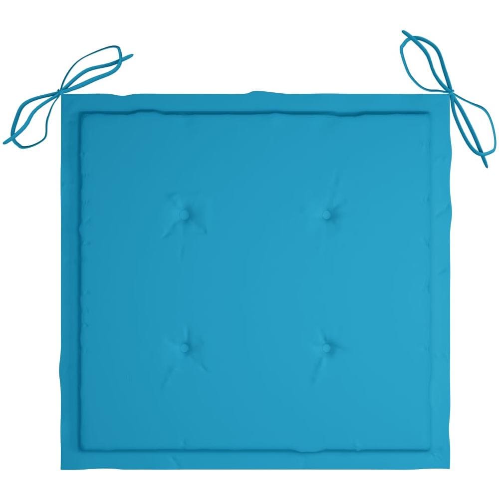 Sedie Da Pranzo Da Esterni Con Cuscini 3 Pz Massello Di Acacia - Foto 8