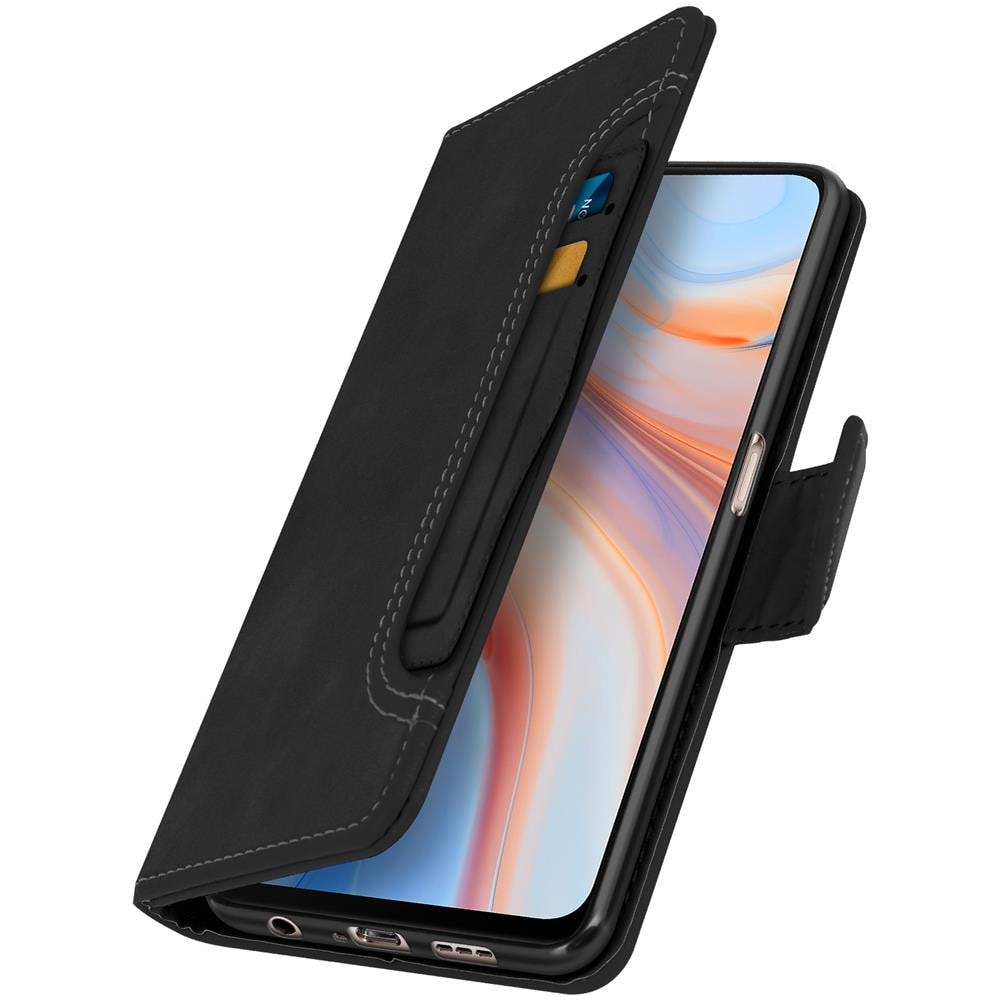 Custodia Folio Oppo Reno 4z Portafoglio E Funzione Supporto Nera - Foto 5