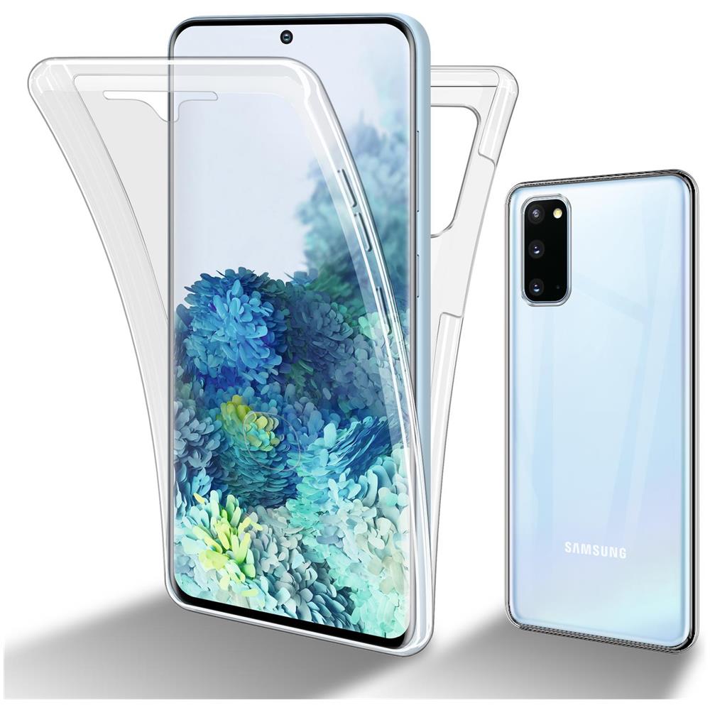 Custodia Compatibile Con Samsung Galaxy S20 In Transparente - 360° Full Body Copertura Protettiva - Protezione Anteriore E Posteriore, Protezione A Tutto Tondo Con Protezione Del Display - Foto 1