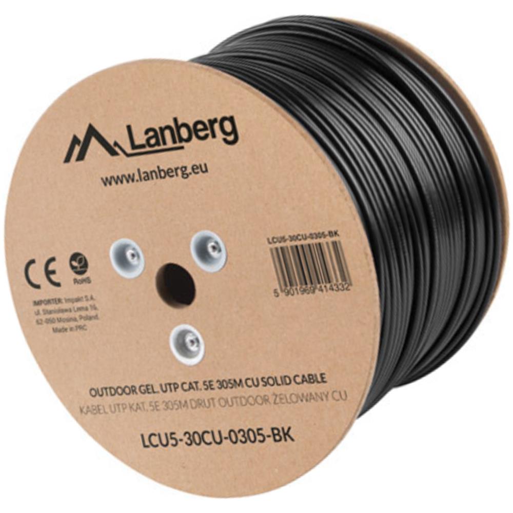 Cavo Ethernet Lan Lanberg Azzurro 305 M - Foto 1