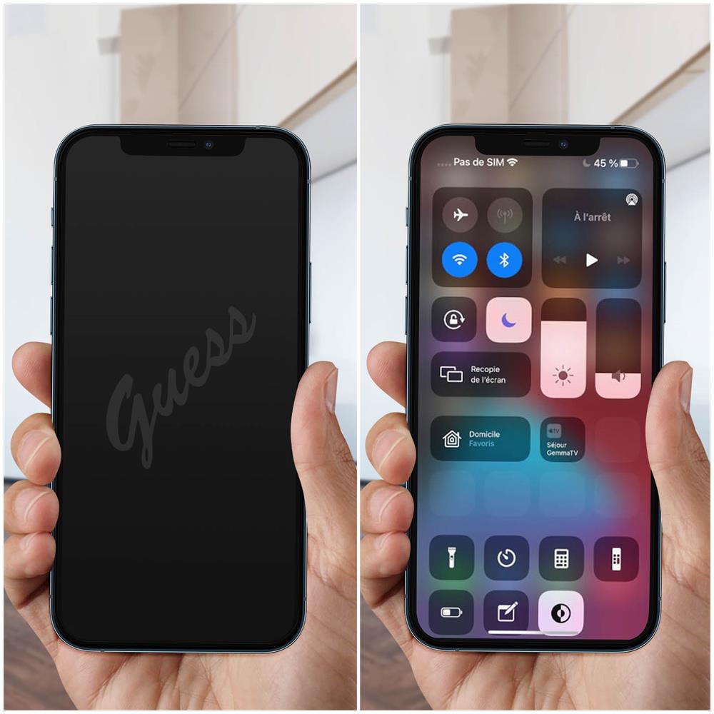 Vetro Temperato 9h Iphone 12 / 12 Pro Resistente Con Logo Bordo Nero - Foto 5