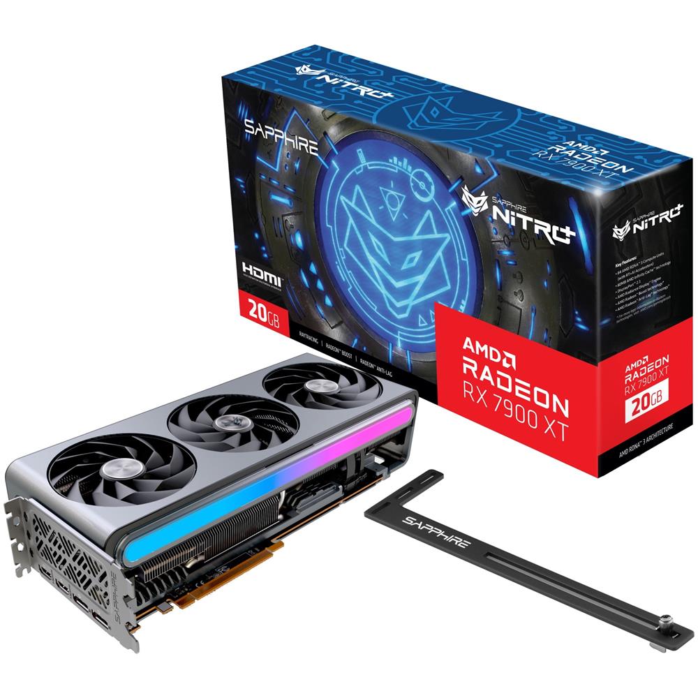 Radeon RX 7900 XT 20 GB GDDR6 Pci-E 2x DisplayPort / 2x HDMI Nitro+ Vapor-X - Foto 1