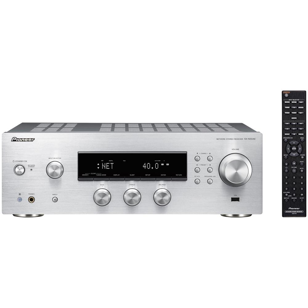 Sintoamplificatore Stereo SX-N30AE 2.0 Canali Potenza 2x 110 W Radio AM / FM Wi-Fi / Bluetooth USB - Argento - Foto 1