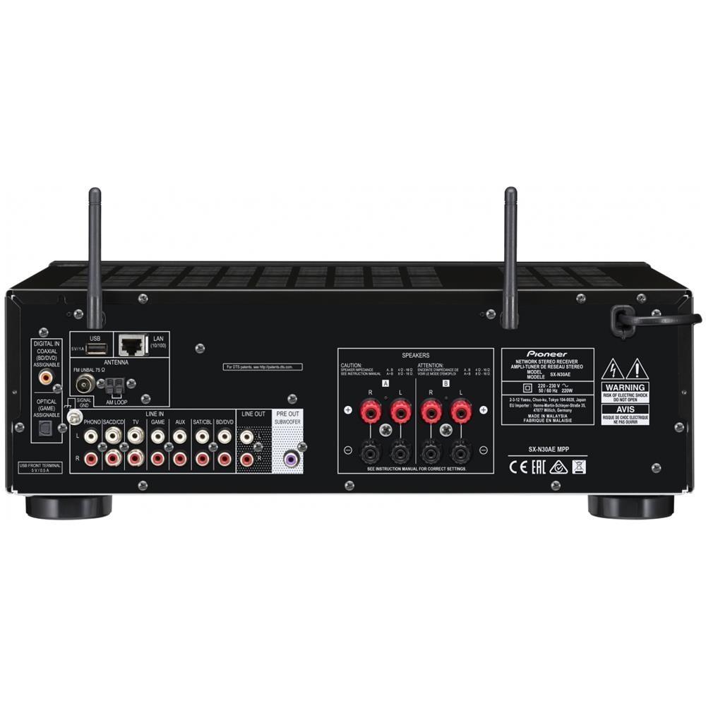 Sintoamplificatore Stereo SX-N30AE 2.0 Canali Potenza 2x 110 W Radio AM / FM Wi-Fi / Bluetooth USB - Argento - Foto 2