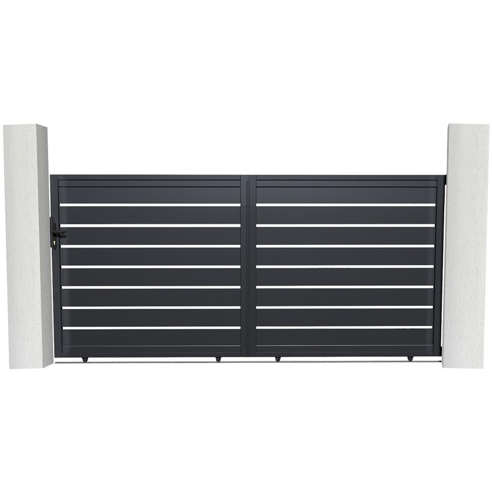 Cancello Scorrevole In Alluminio 3,5m Vogel 350c160 - Foto 1