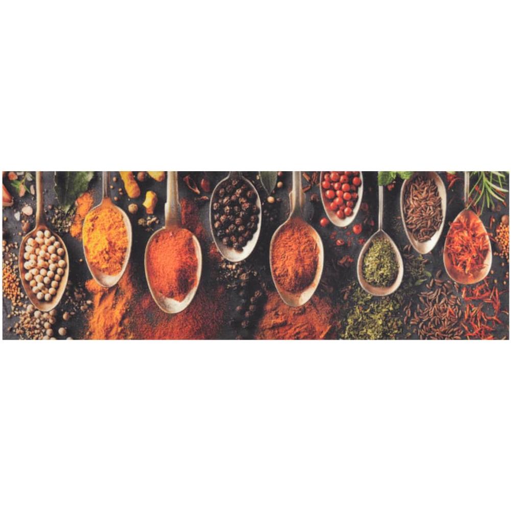 Tappeto Da Cucina Lavabile Cucchiai E Spezie 60x180 Cm Velluto - Foto 2