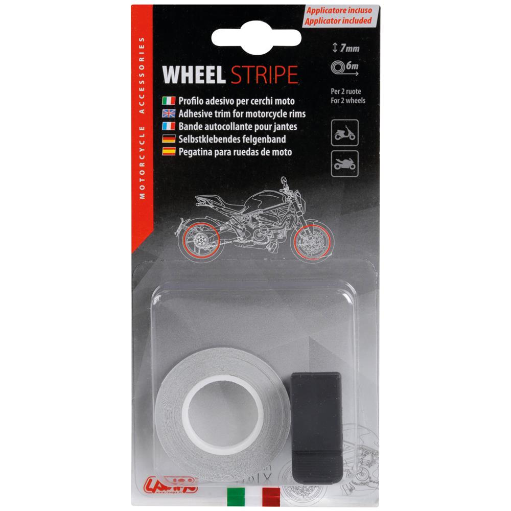 Wheel Stripe Racing, Profilo Adesivo Per Cerchi Ruota - Argento - Foto 2