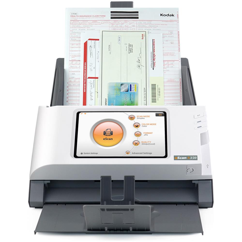 Scanner di Rete eScan A350 Essential ADF 600 x 600 DPI A4 Nero Bianco - Foto 2