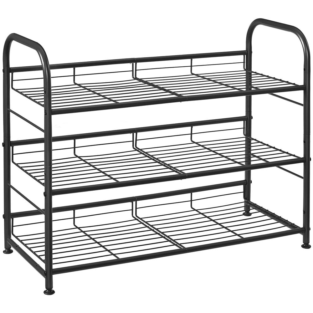 Scarpiera industriale con 3 ripiani, nero LMR066B01 - Foto 1