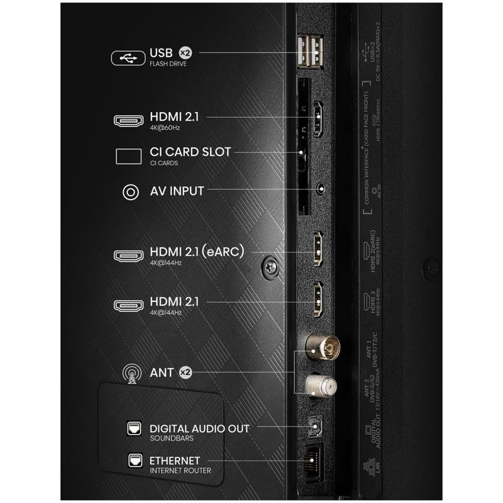 43E77Q PRO 109,2 cm (43") 4K Ultra HD Smart TV Wi-Fi Nero - Foto 12