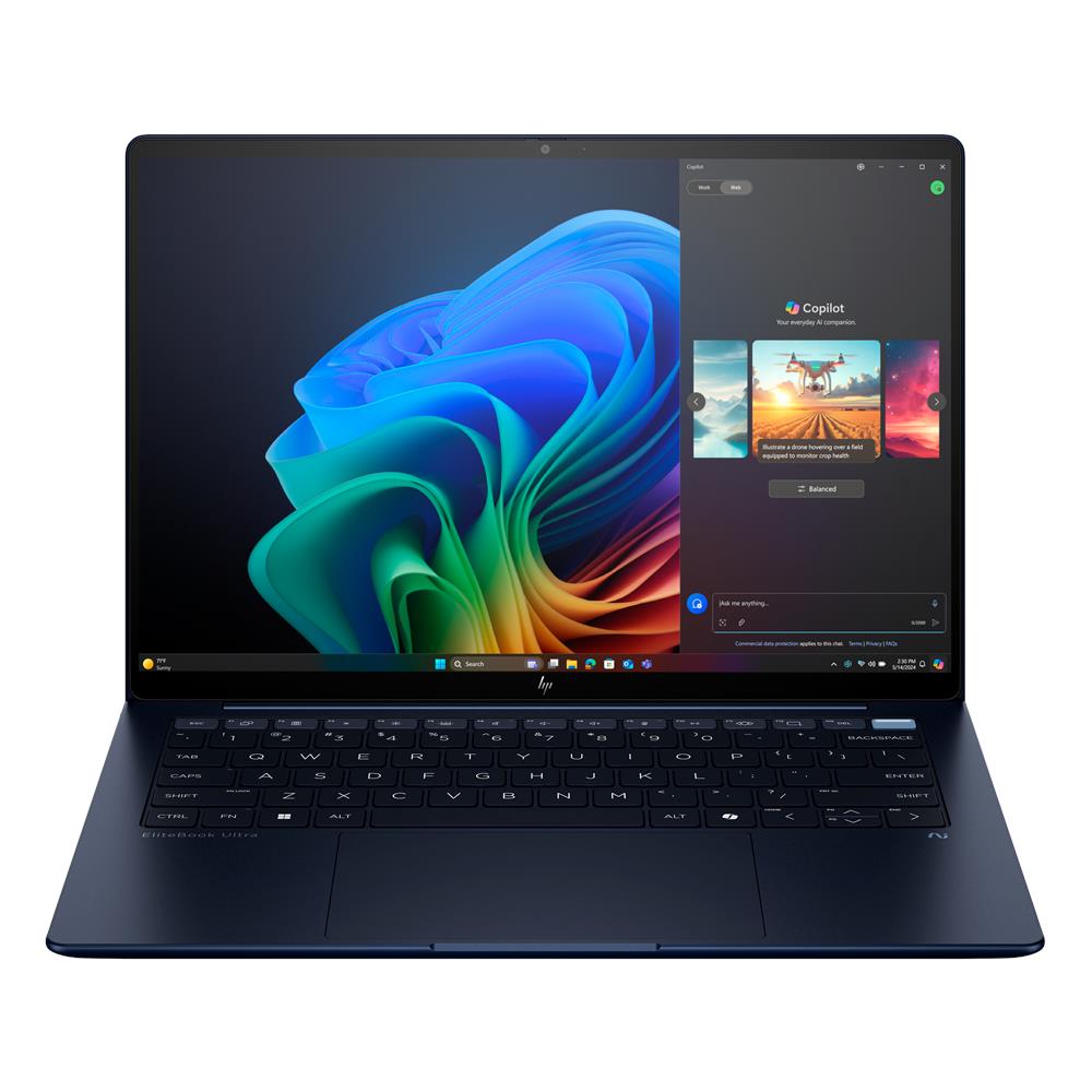 Notebook EliteBook Ultra G1i Next Gen AI PC Wolf Pro Security Edition Copilot+ PC Intel Core Ultra 5 228V Monitor 14" Touch 2.8K RAM 32GB SSD 1TB Intel Arc Graphics Windows 11 Pro Blu - Foto 1