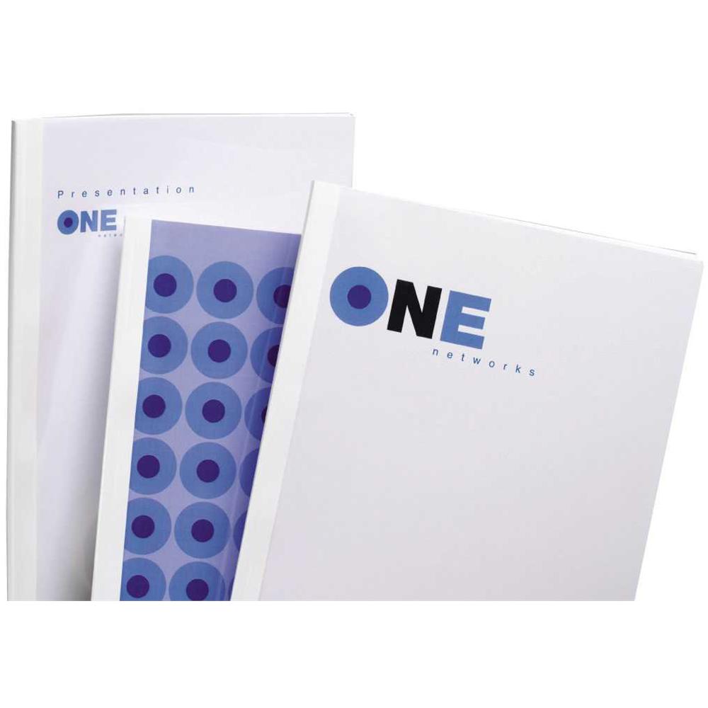 Copertine rilegatura termica Optimal 9 mm bianche (100) - Foto 1