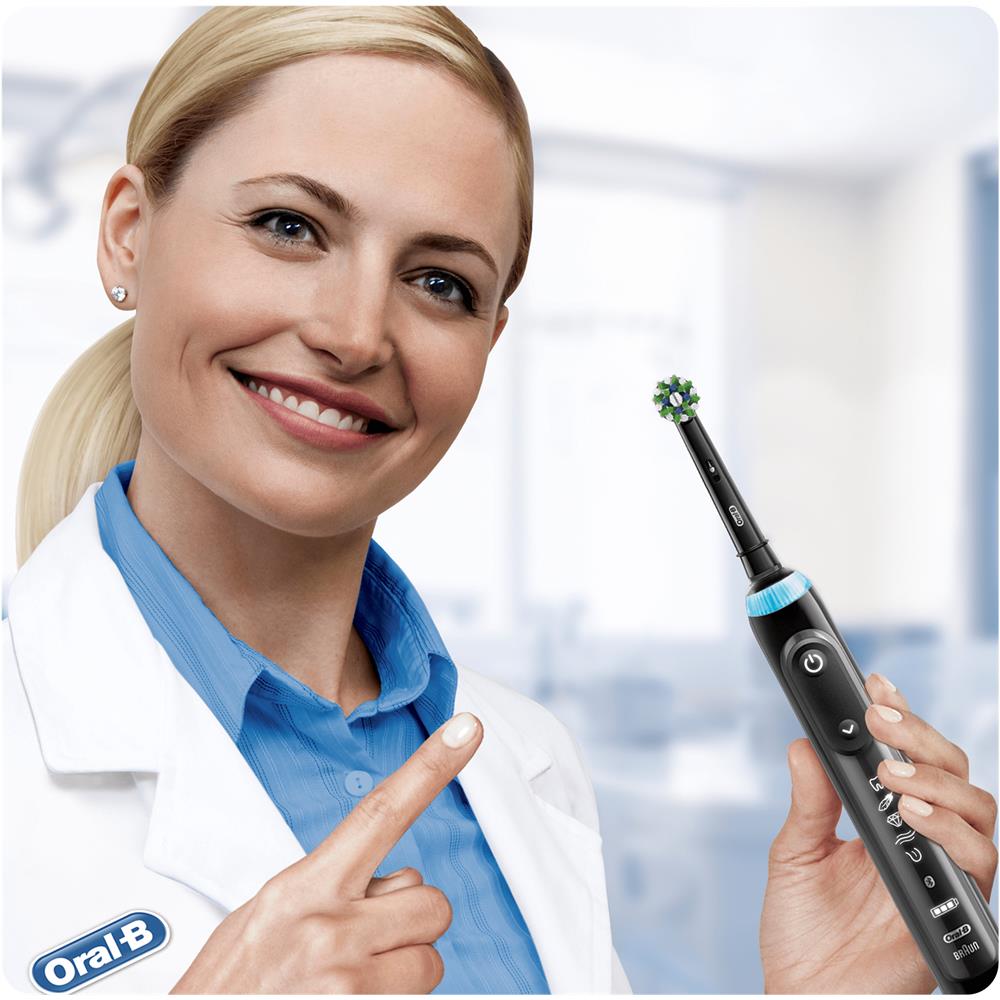 Testina per Spazzolino 3 Pezzi EB50-3 Cross Action Colore Nero - Foto 4