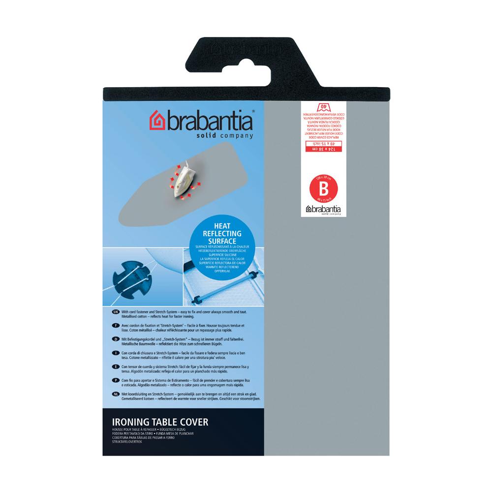 Fodera in Cotone per Asse da Stiro Grigia 124 x 38 cm 317705. - Foto 4