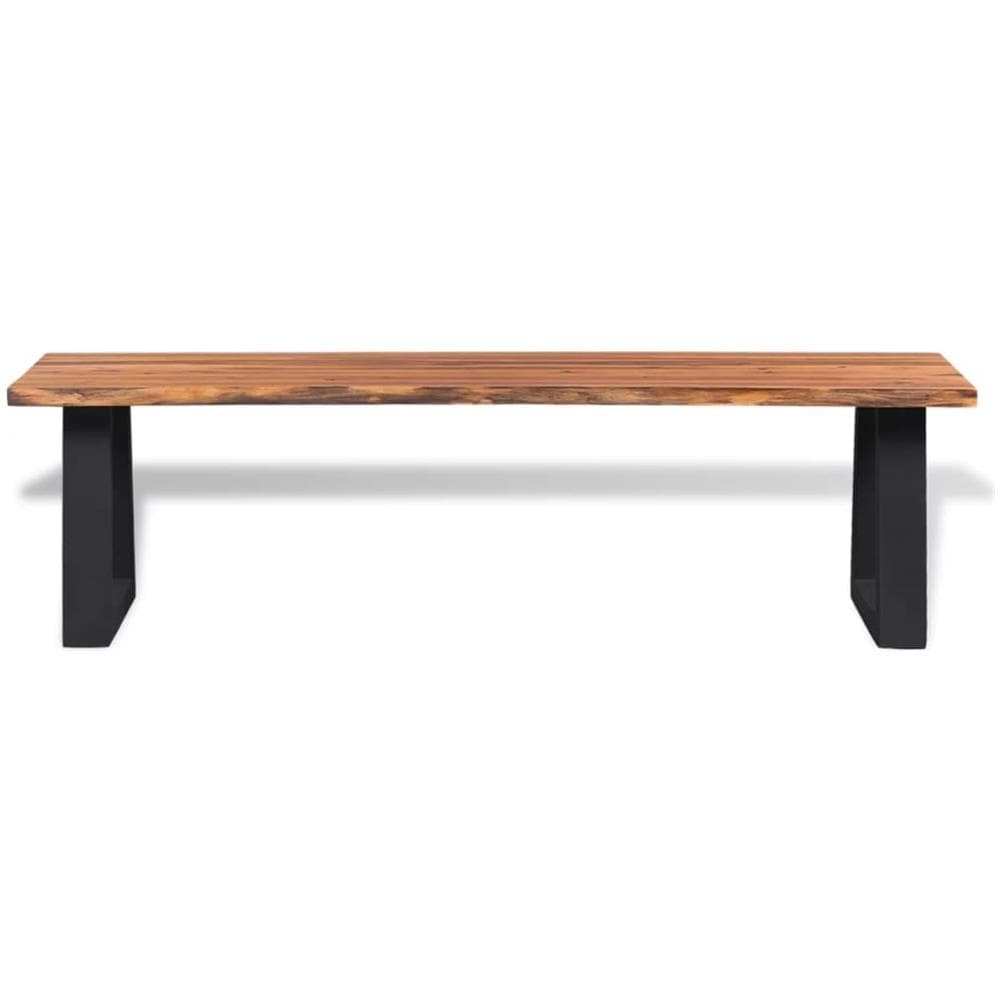 Panca In Legno Massello Di Acacia 160 Cm - Foto 2