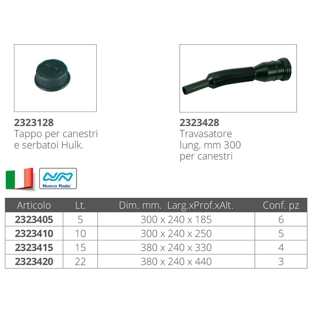 Tanica Per Carburante Canestro Lt. 15 - Foto 2