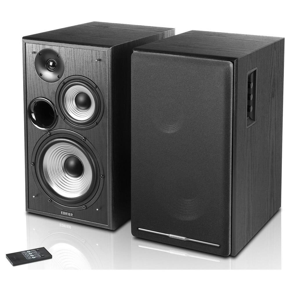 R2750DB Coppia di Altoparlanti Attivi 2.0 Bass Reflex 3 Vie Bluetooth Amplificatore in Classe D Potenza 136 Watt Colore Nero - Foto 2