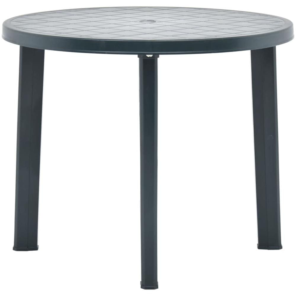 Tavolo Da Giardino Verde 89 Cm In Plastica - Foto 1
