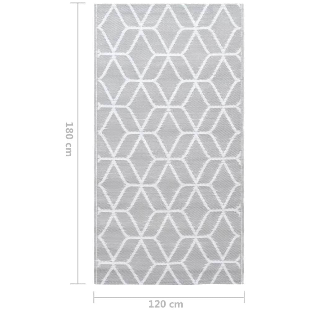 Tappeto Da Esterni Grigio 120x180 Cm In Pp - Foto 7