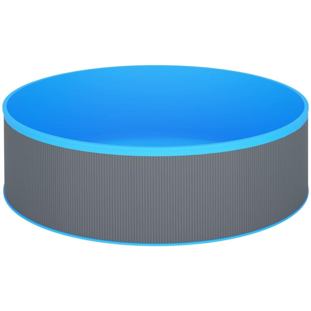 Piscina Fuori Terra 350x90 cm Grigio - Foto 2