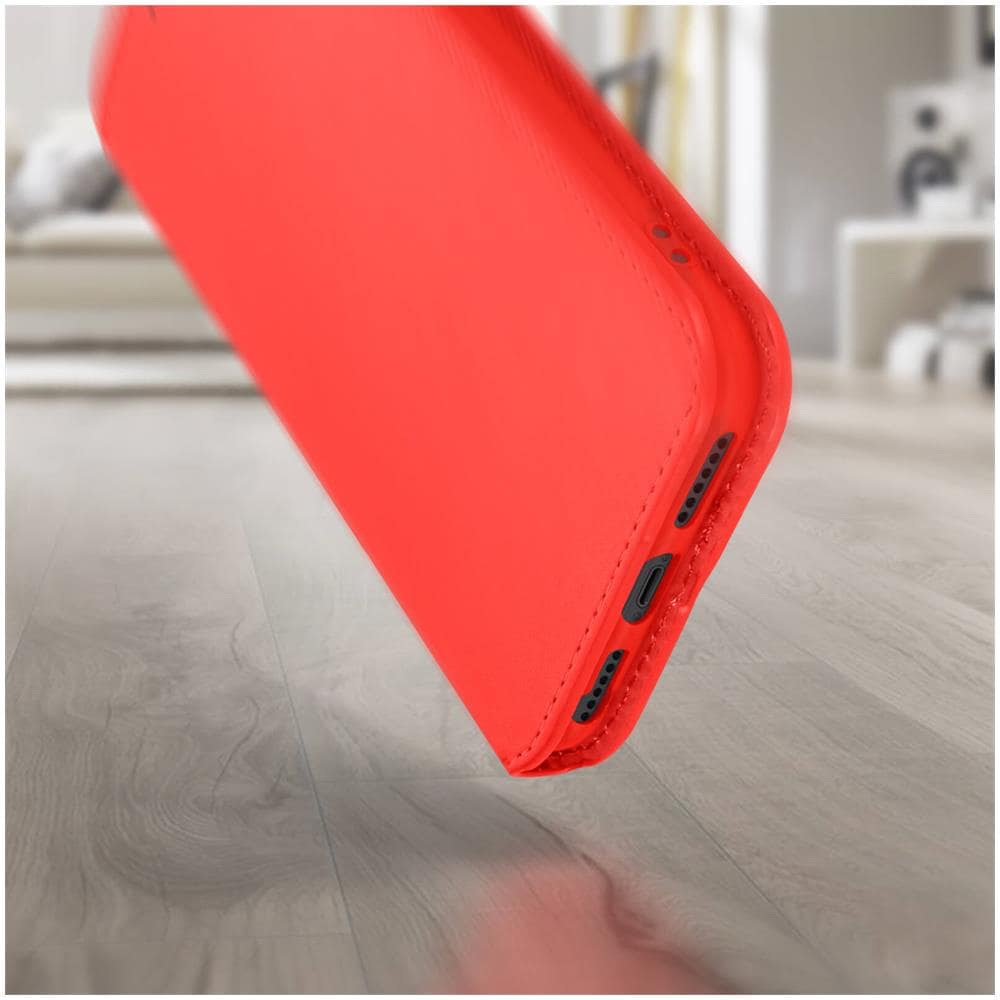 Custodia Iphone 6, 6s, 7, 8 E Se 2020 Portafoglio Funzione Supporto Video Rossa - Foto 2