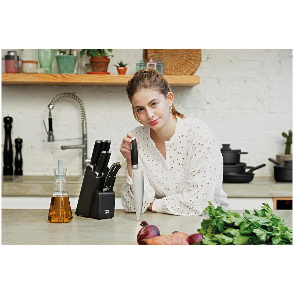 Blocco Di 5 Coltelli In Acciaio Inox - 3950358 - Foto 2