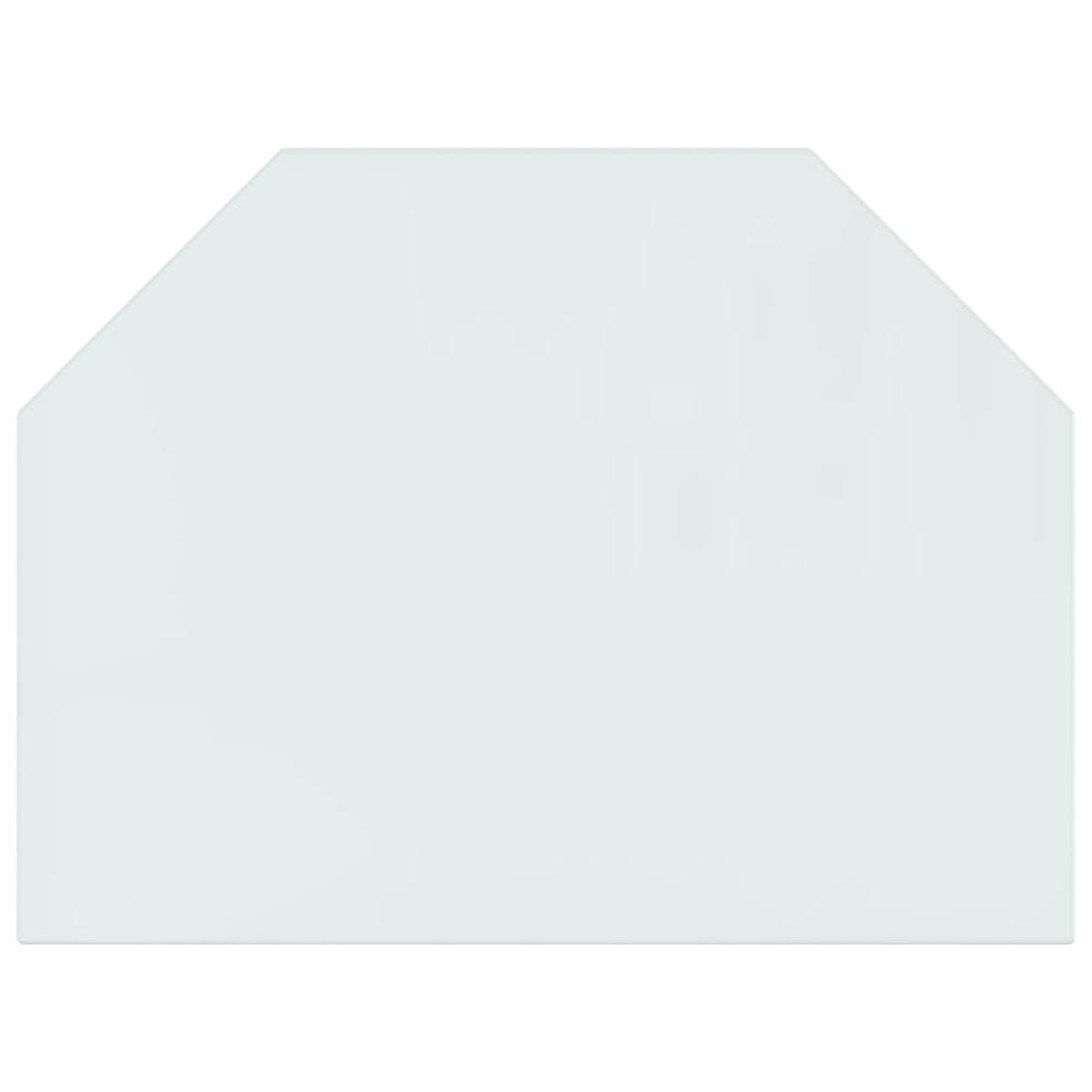 Lastra In Vetro Per Caminetto Esagonale 80x60 Cm - Foto 3