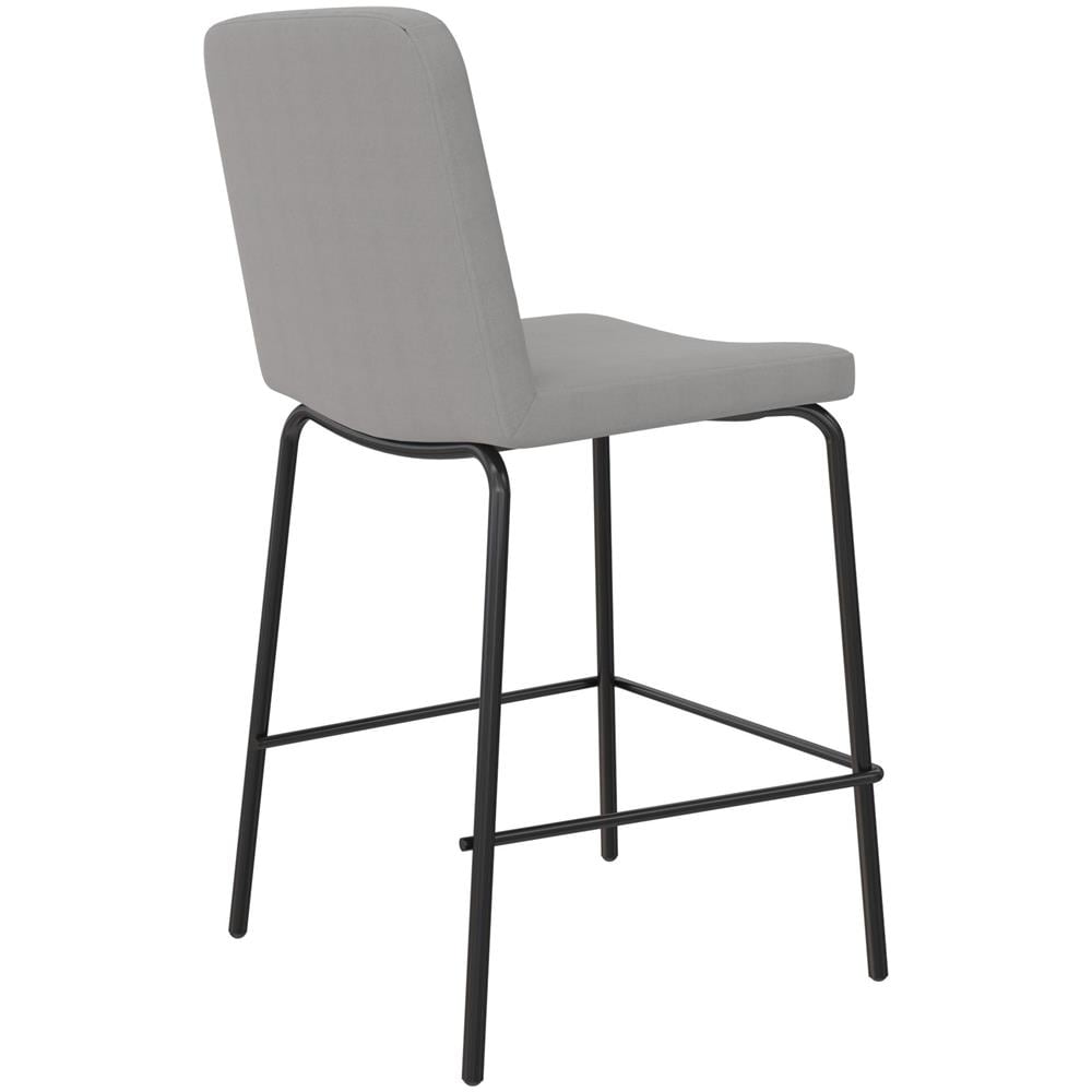 Corey Sgabello Alto In Lino Grigio - Foto 2